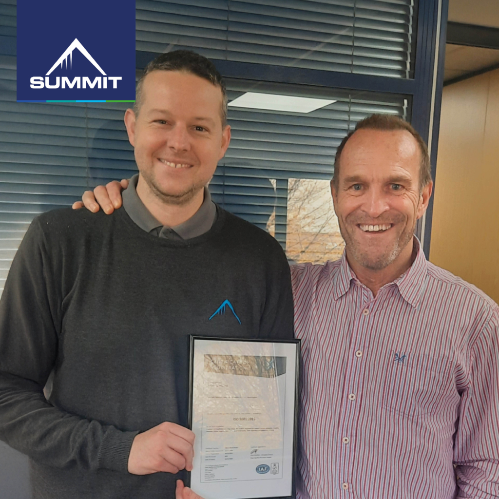 Summit Systems Is ISO9001 2015 Certified Feature Image 1024x1024 NEW 