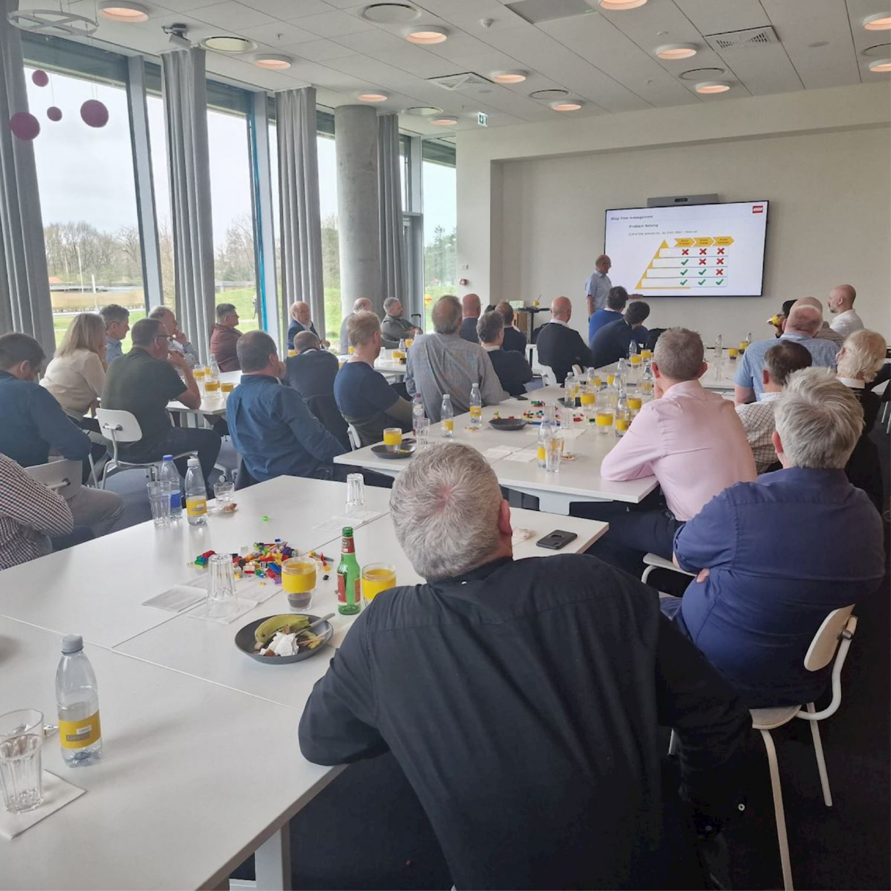 Lego experts presenting to BPF members