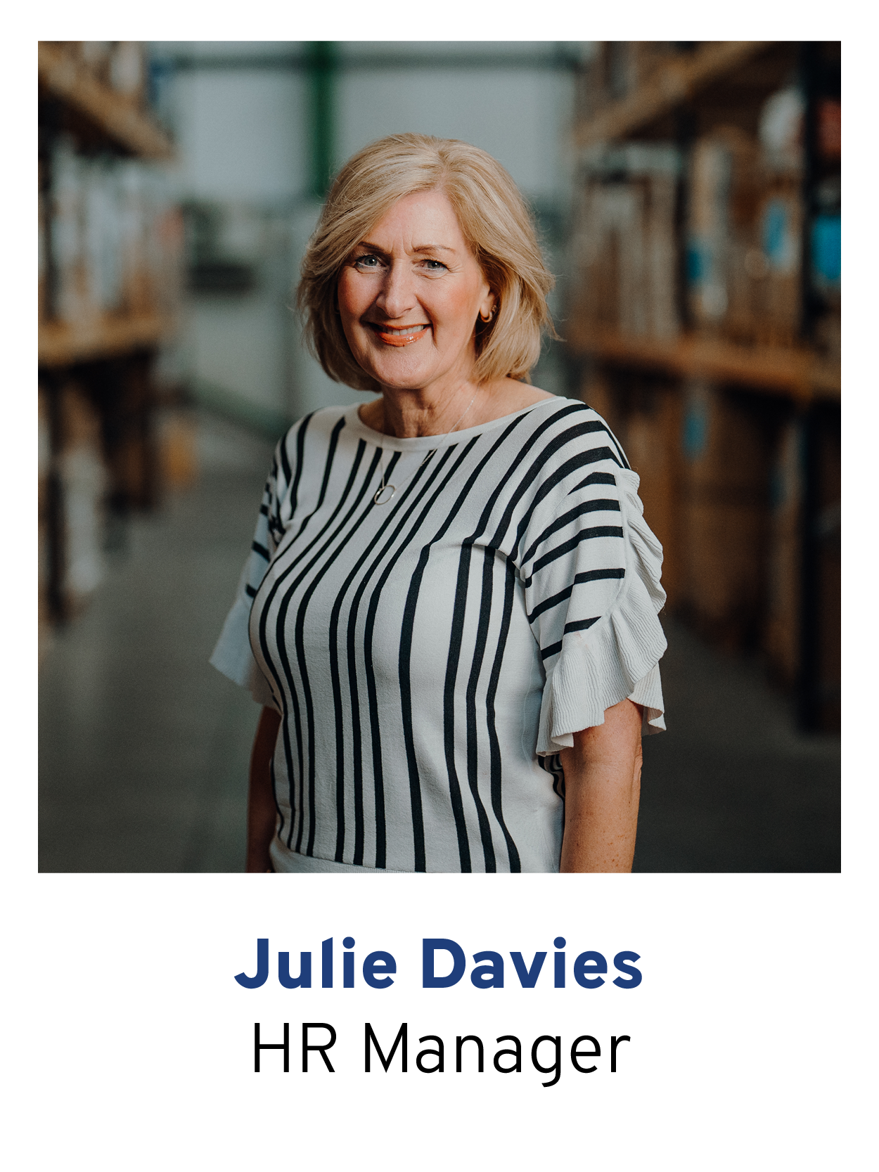 Meet The Team Card Style Julie