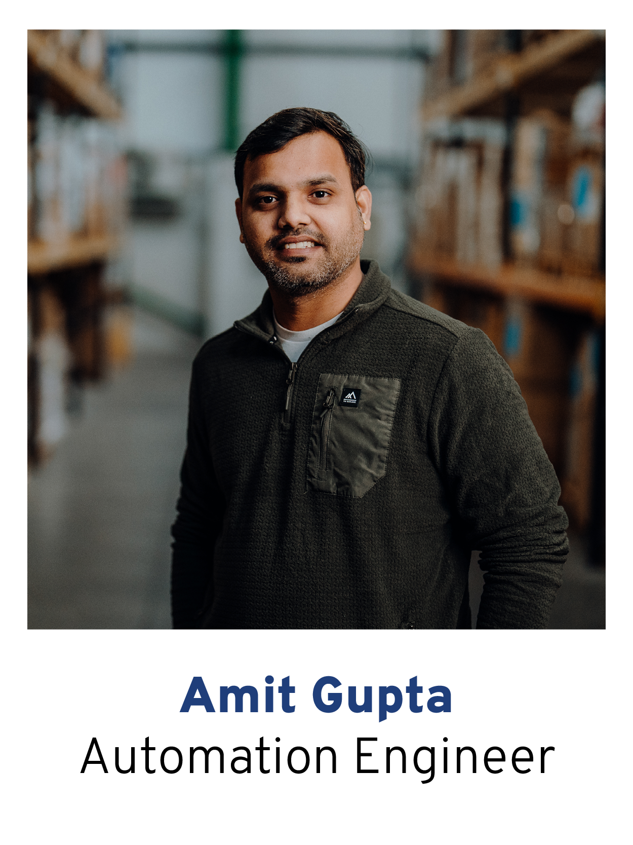 Meet The Team Card Style Amit Automation Engineer 