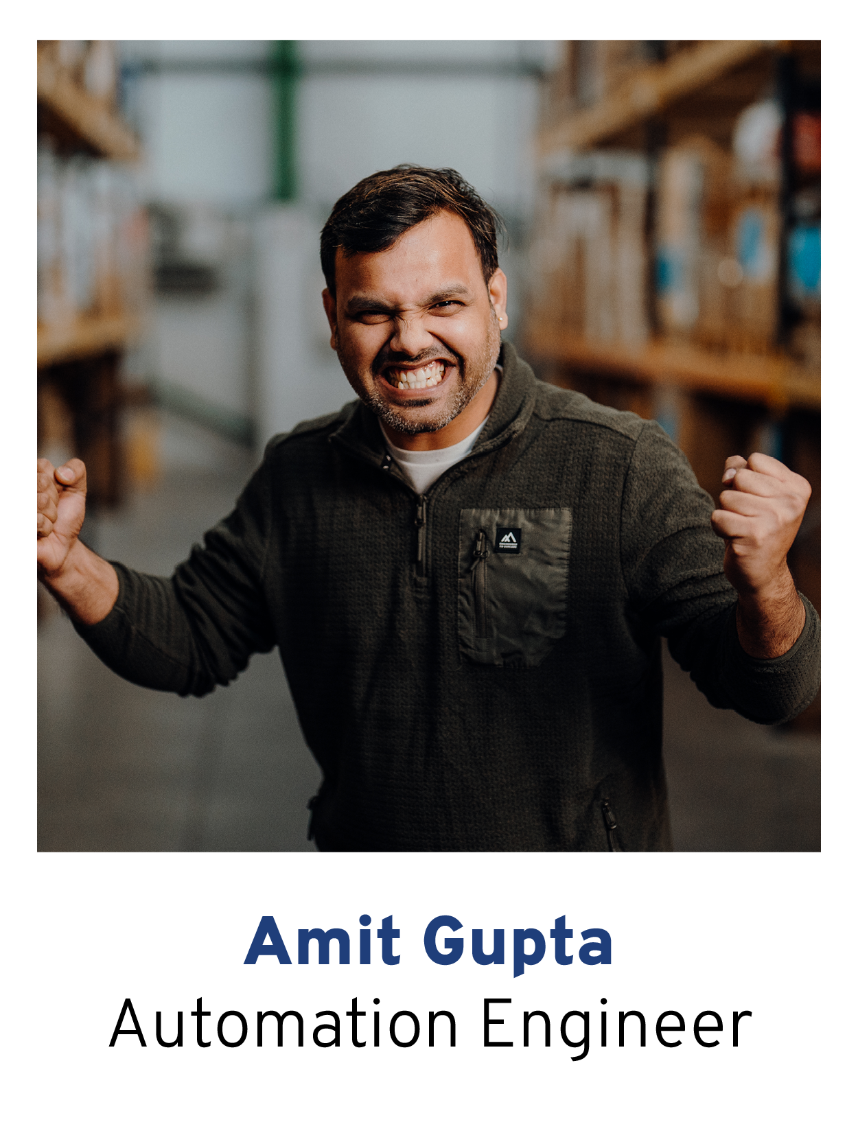 Meet the Team Card Style Amit Automation Engineer 2